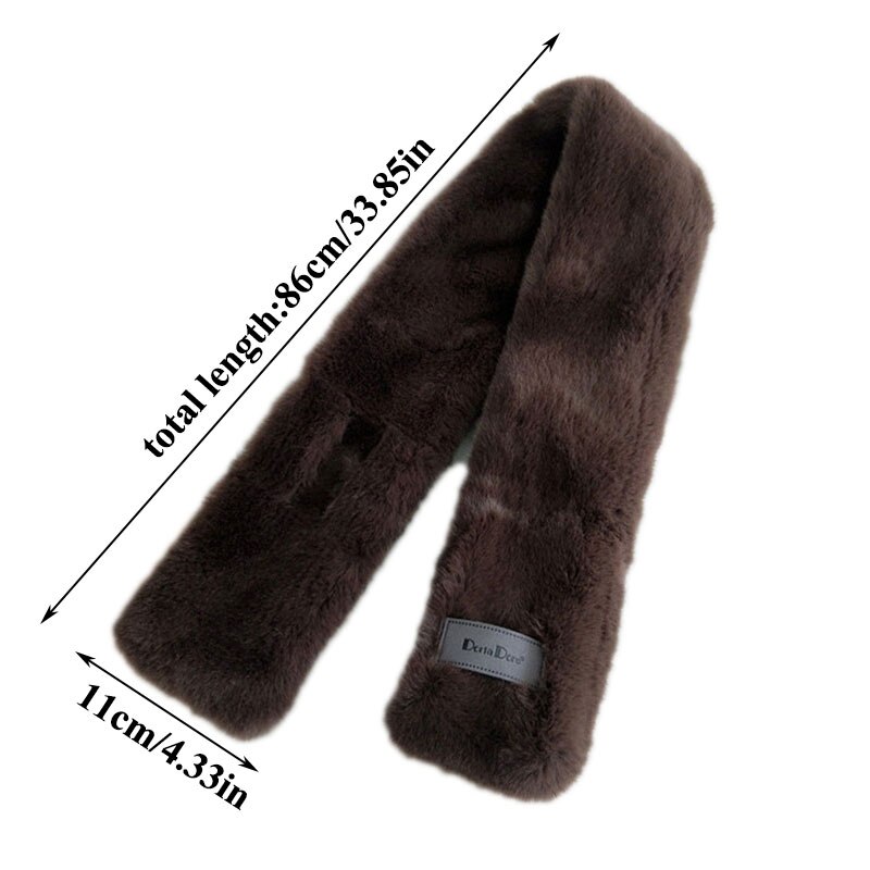 Kvinnors Lång Nallrock Syntetisk Päls med Knappstängning och Långa Ärmar main image 0