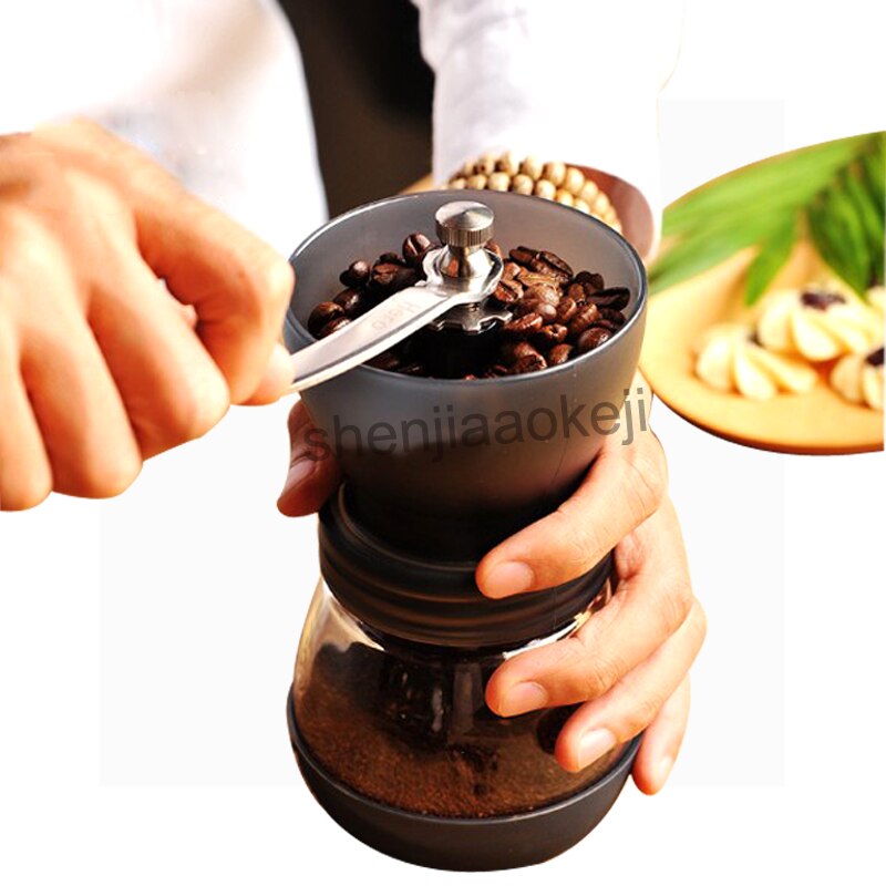 Mini Hand Aangezwengeld Koffiemolen Huishoudelijke Handmatig Caffea Slijpmachines Wasbare Koffieboon Slijpmachine 1 Pc