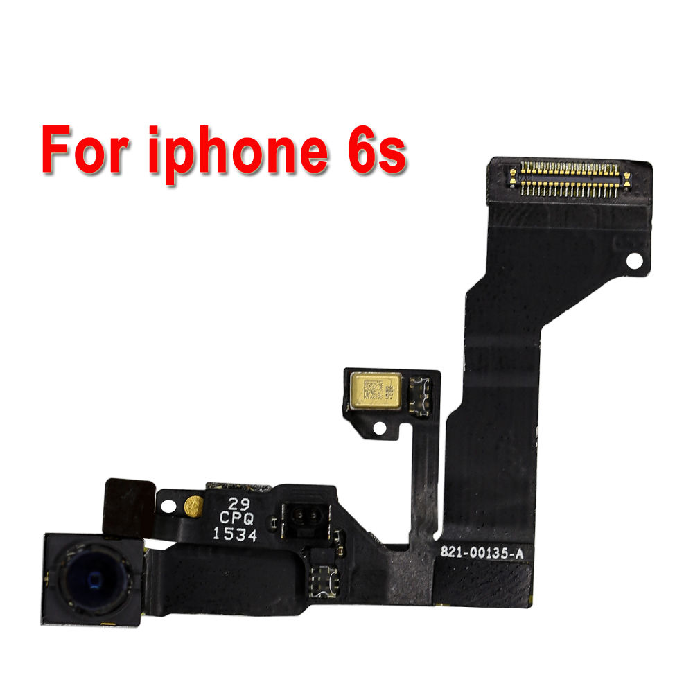 1 sztuk wysokiej jakości dla iPhone 5 5C 5S SE 6 6s plus czujnik zbliżeniowy przewód kabel z przodu kamery mikrofon montaż: For iphone 6s