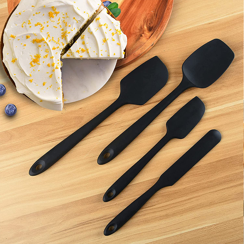 Utensil Set Silicone Spatula Set Non-Stick Cookware Cover Rubber Spatula Heat Resistant Tasks Seamless Kitchen Tools Home