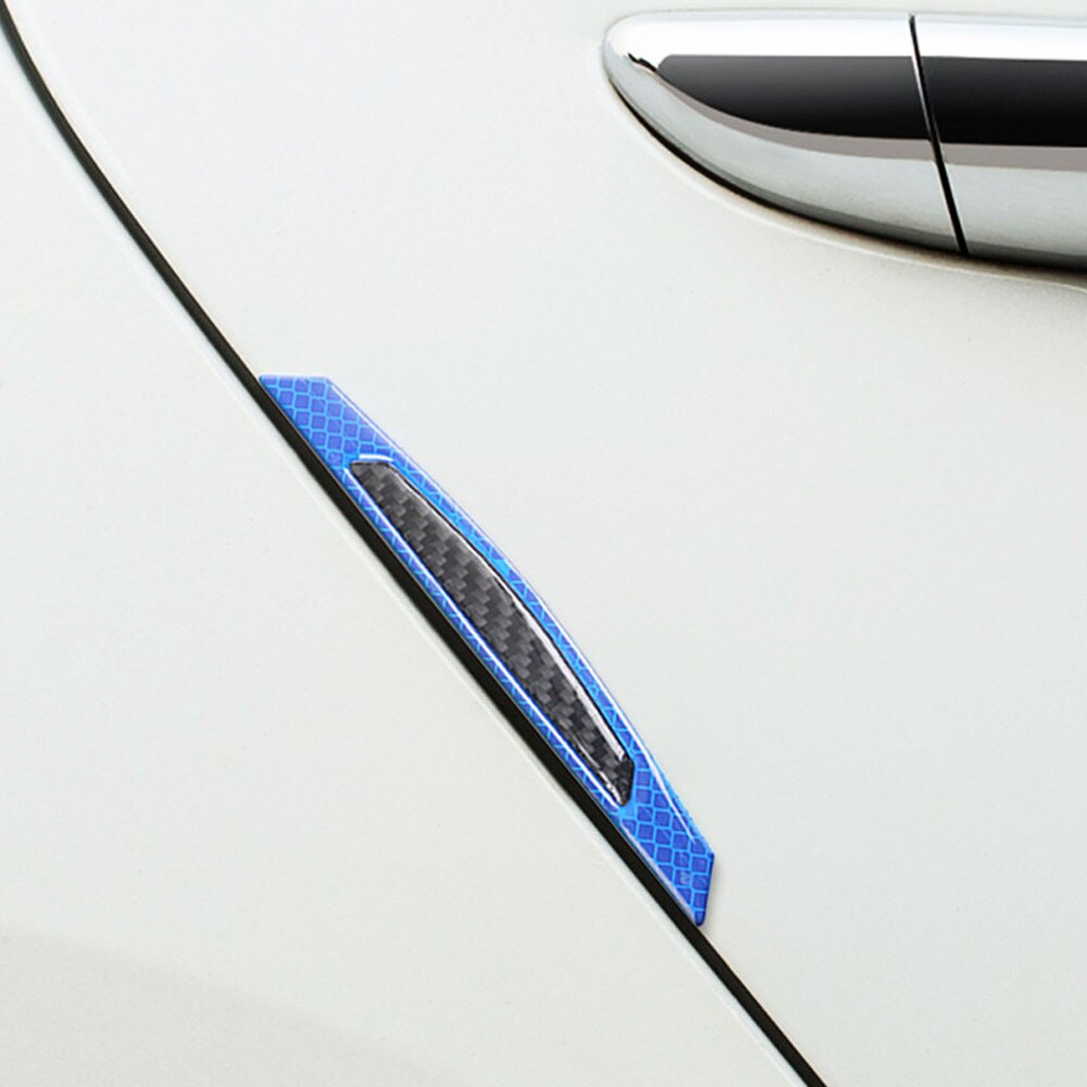 AQTQAQ 4Pcs/Set Car Door Edge Guards Anti-Collision Sticker Edge Bar Crash-Proof Anti-Scratch Car Protector