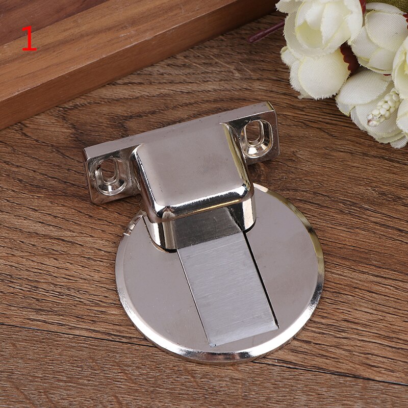 1pc Door Holder Stopper Invisible Doorstop Wall Floor Mount Safety Catch 304 Stainless Steel Gate Resistor Doorstop Door Holder: 1
