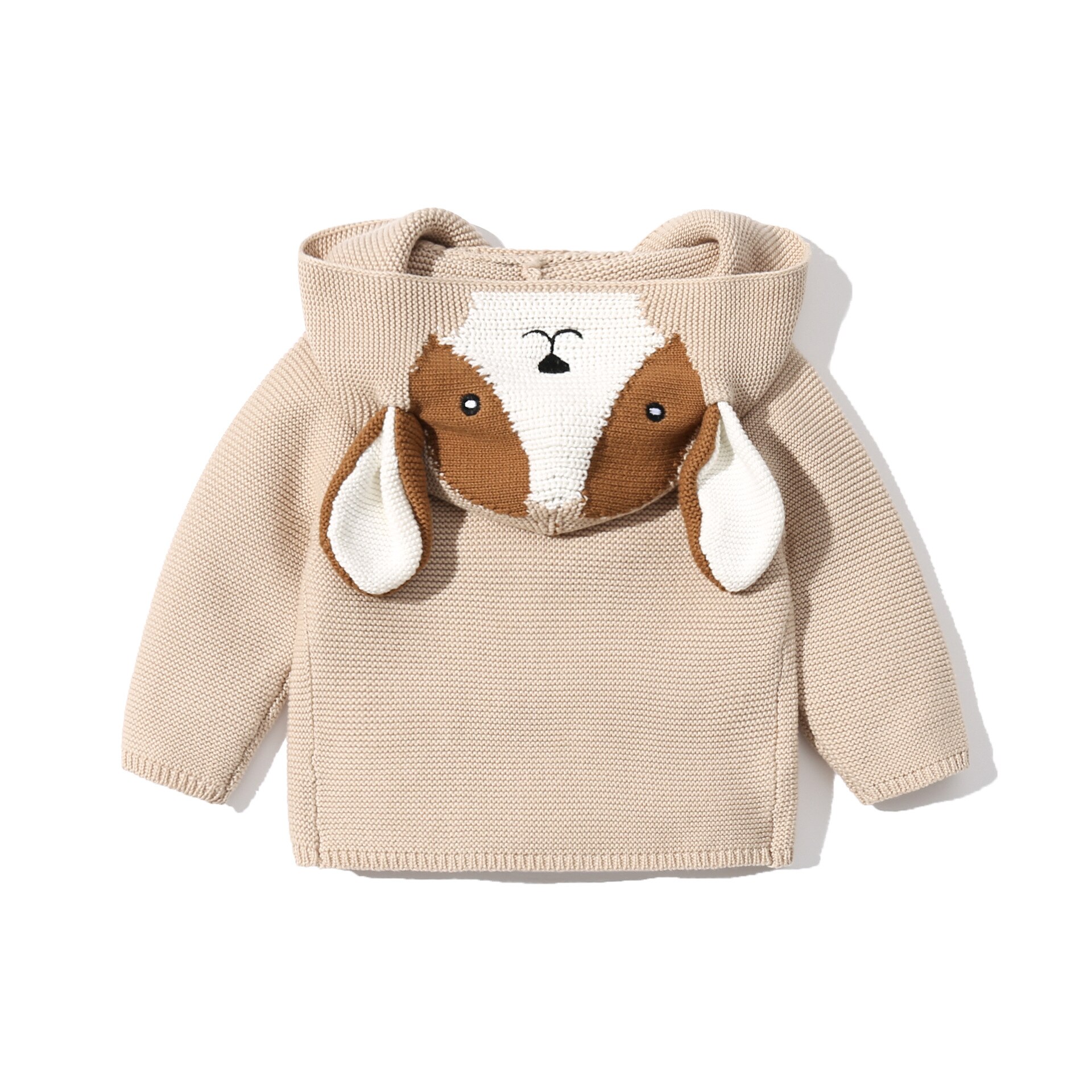 Herfst Baby Meisje Kleding 2022 Gebreide Jas Met Lange Mouwen Jassen Met Capuchon Pasgeboren Vest 0-3 Jaar Oude Baby roze Bovenkleding