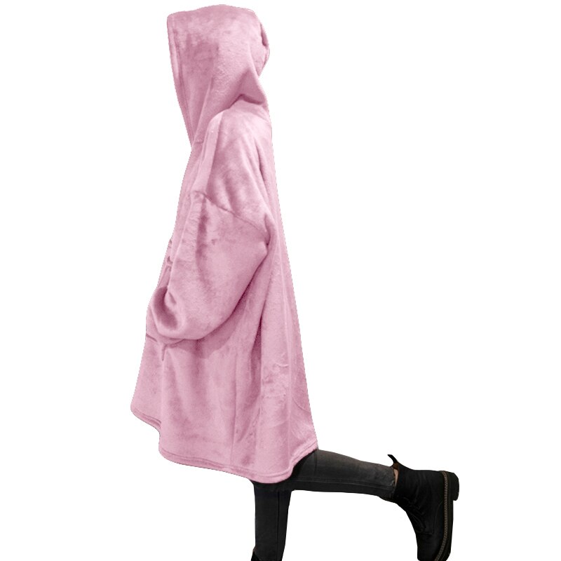 Felpe con cappuccio TV fuori misura in mucchio felpe con cappuccio tascabili giganti casuale invernali coperte ponderate unisex felpa con cappuccio per letti viaggi a casa