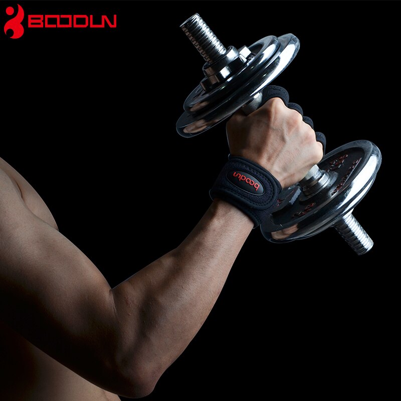 Boodun vægtløftning træningshandsker kvinder mænd fitness sport kropsbygning gymnastik greb gym håndflade beskyttelseshandsker