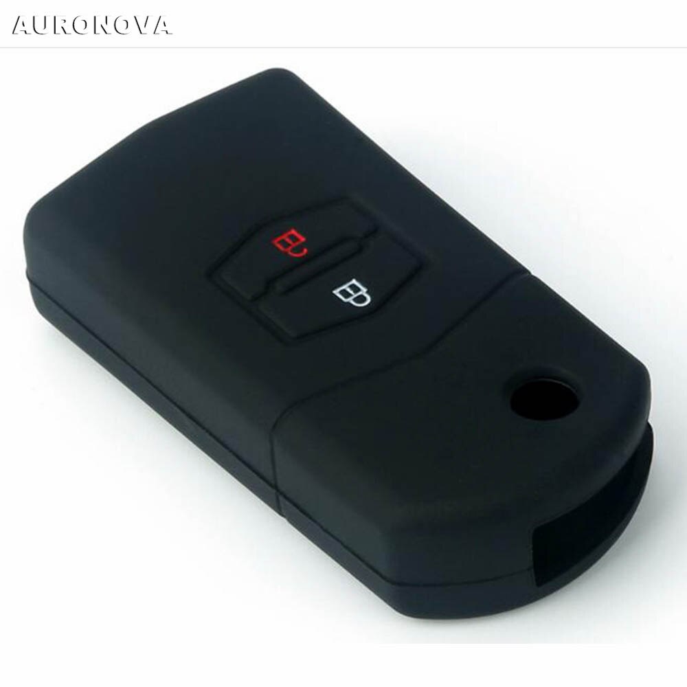 AURONOVA Replace Key Shell for Mazda Demio 2 3 5 6 M2 M3 M5 M6 CX7 CX9 RX8 MX5 MPV Replace Car Key Fob Case Shell Cover: 2 Buttons Key Cover