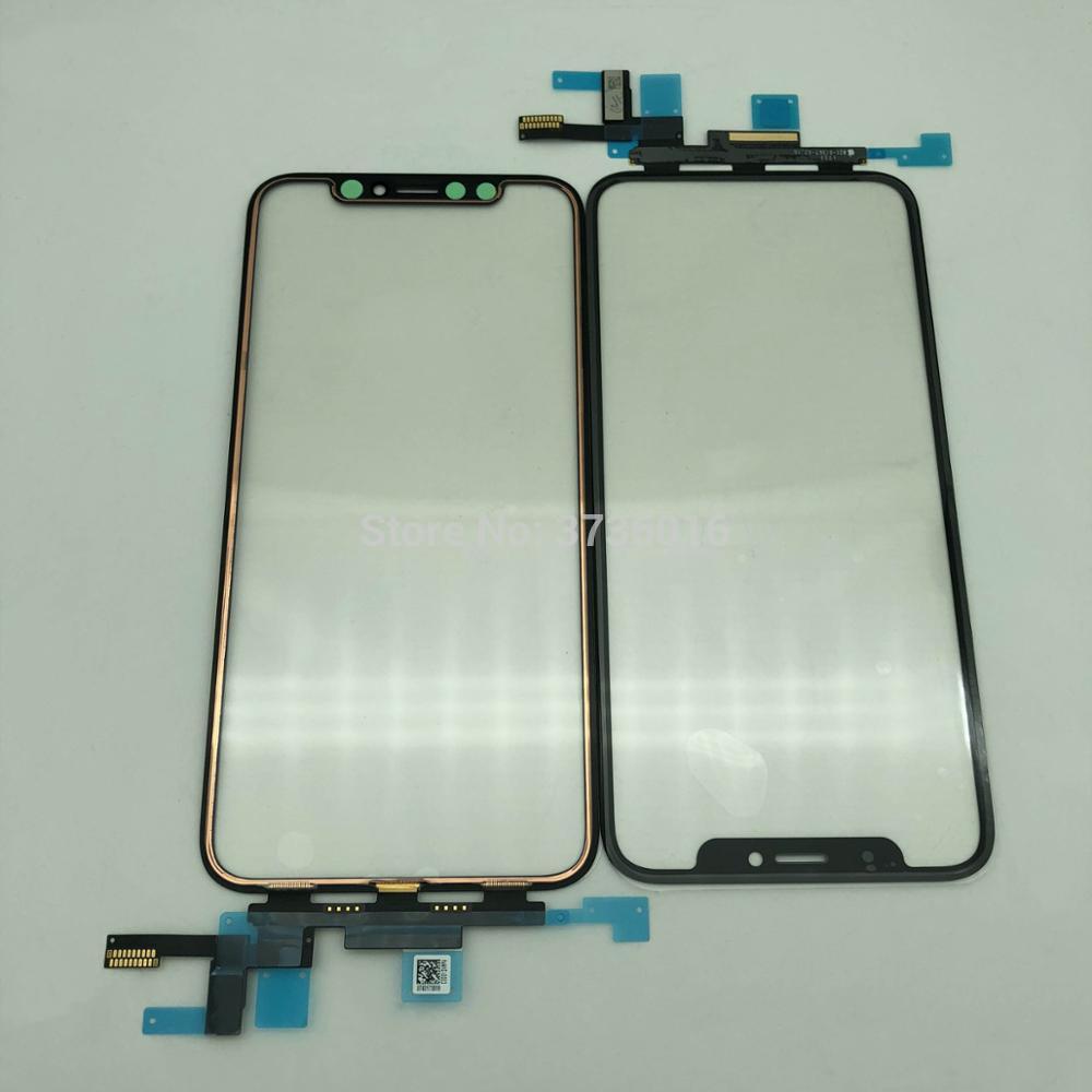 TP for Phone X XS MAX XR 11 Pro 11Pro Max Glass Digitizer Lcd Touch Screen Digitizer Outer Glass Long Flex Replacement Repair: Ori X