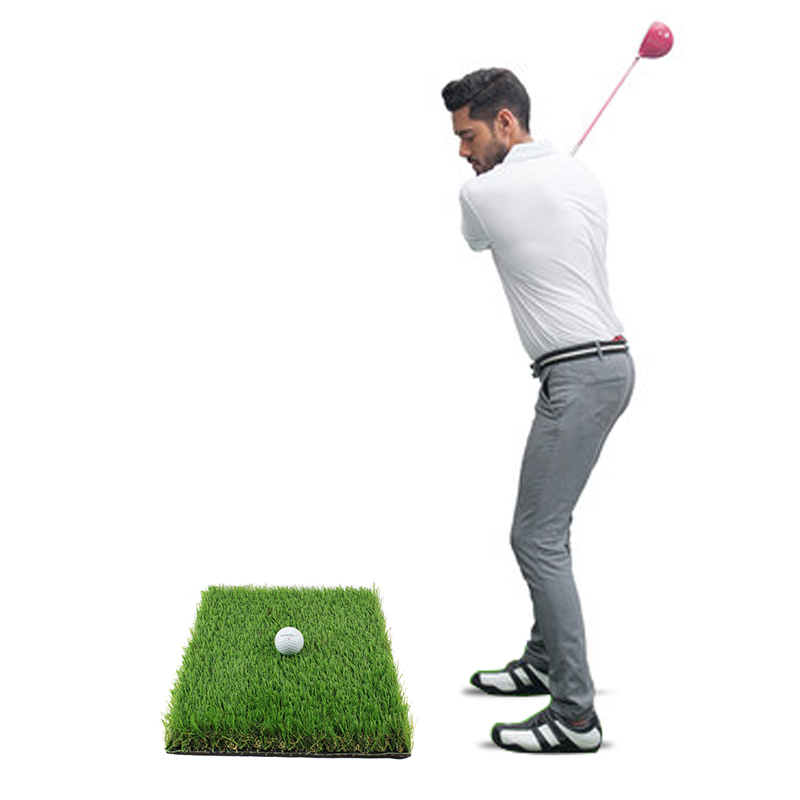 CRESTGOLF Golf Hitting Mats Indoor/Outdoor SBR Golf Mats for Driving Range Practice Backyard Use Green (Long/Short Grass)