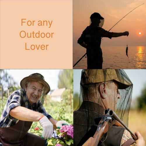 Outdoor Vissen Cap Midge Mosquito Insect Hoed Bug Mesh Gezicht Protector Bijenteelt Hoeden