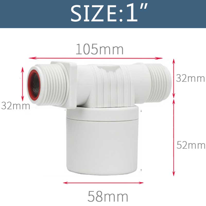 Floating Ball Valve Automatic Water Level Control Valve installed inside the float valve for water tank r1/2" 3/4" 1"