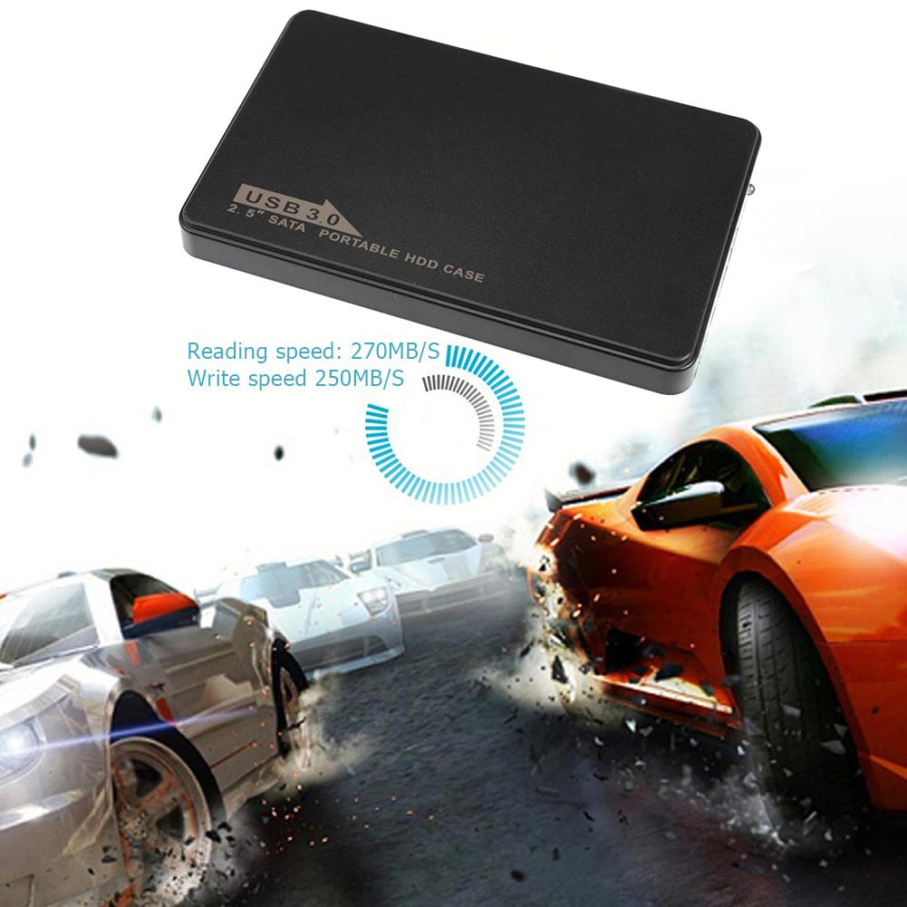 2.5 inch Black External HDD High Speed USB Micro B to USB 3.0 Plastic Mechanical Hard Disk Drive Computer Accessories