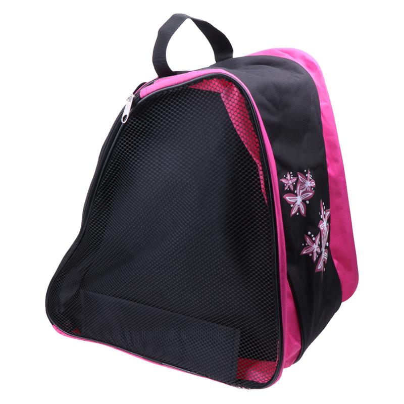 Skating Bag Roller Skate Bags Durable Roller Skating Carrying Bag Heavy Duty Skates Tote Bags For For Gym Home Outdoor: Pink