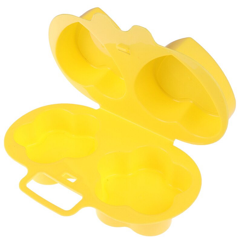 Microwave Two Egg Poacher Cook Sandwich Breakfast Cooker Kitchen Tool