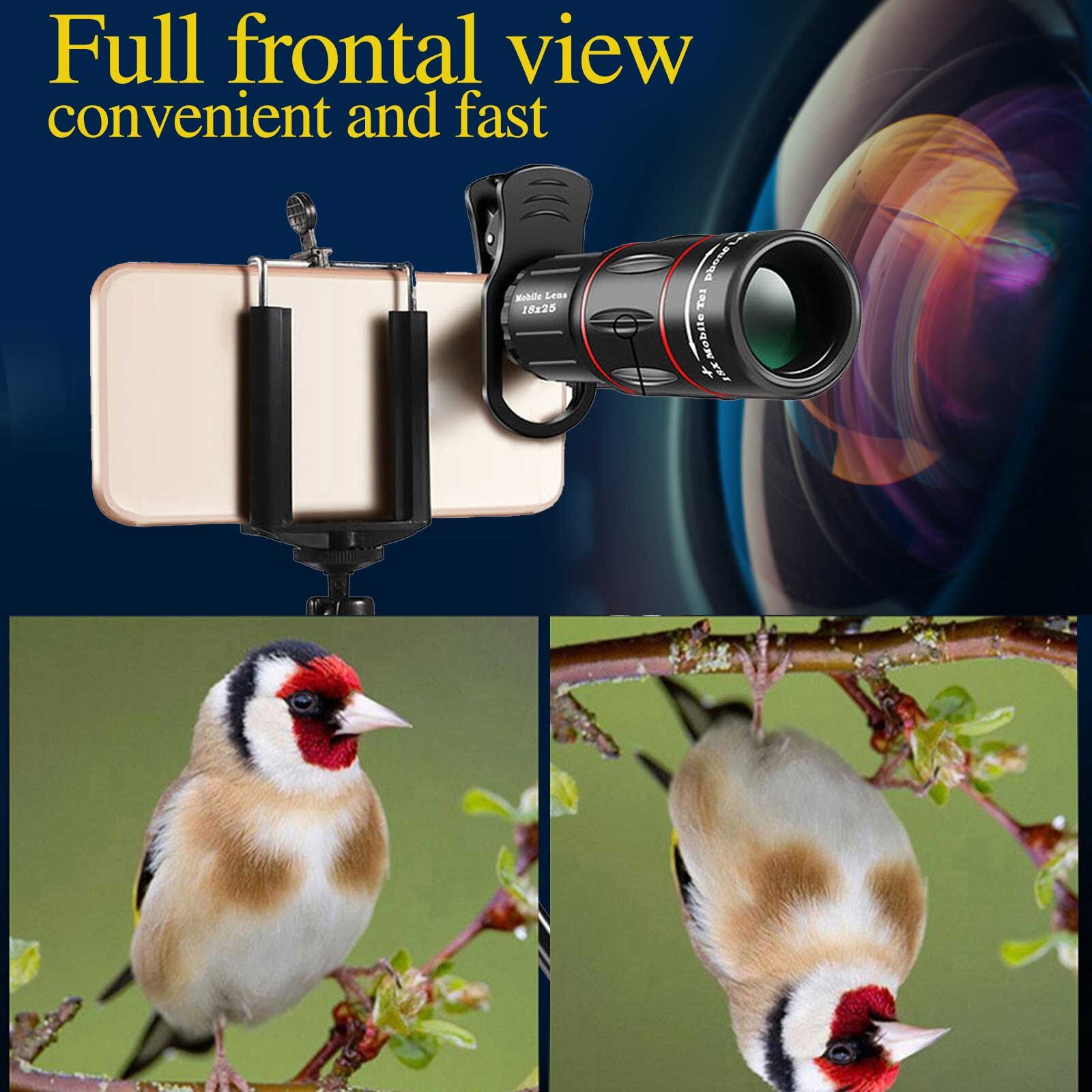 Type High Magnification Monocular Telescope Powerful Waterproof Zoom Large Handheld Night Vision HD