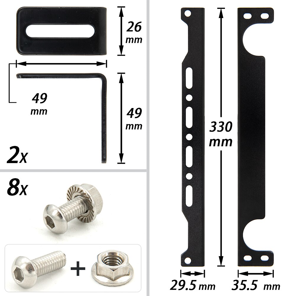 Oil Cooler Kit 15 Rows AN10 M-MODEL Oil Cooler With Bracket And AN6 AN8 Adapter