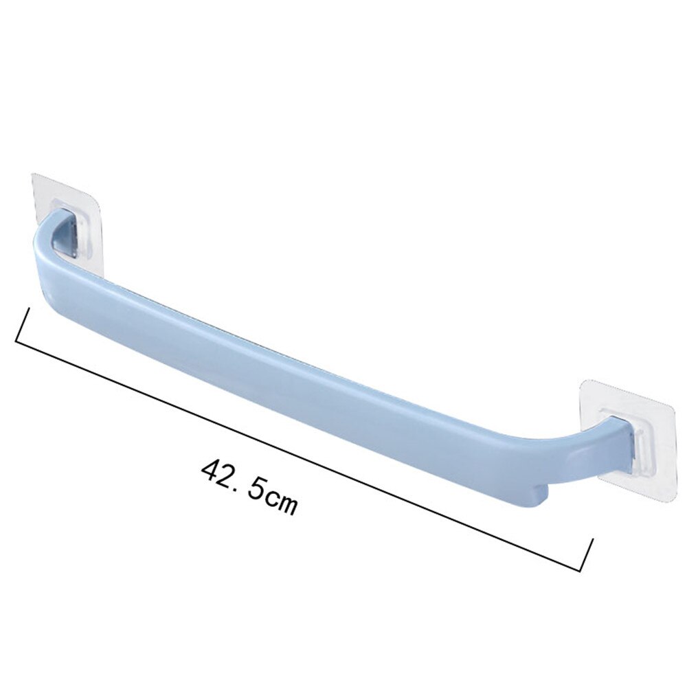 Soporte de plástico autoadhesivo para toallas estante Adhesivo de pared para colgar toallas de cocina, colgante para papel higiénico