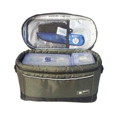 More size style thermal bag student lunch box oxford 10mm cotton thicker picnic cooler bag bolsa termica: large green