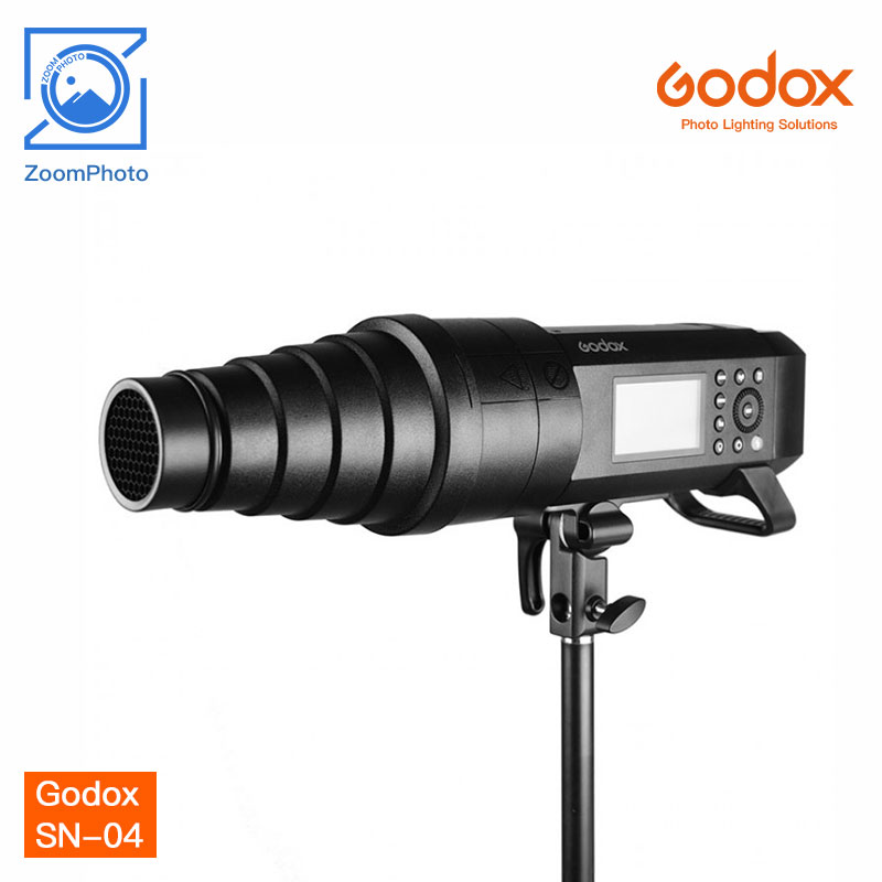 Godox SN04 (SN-04) Snoot With Honeycomb Grid For Godox AD400Pro Outdoor Flash Studio Strobe Light