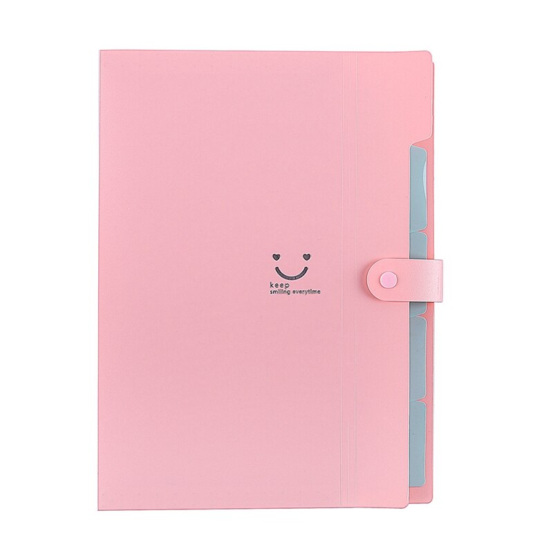 Portable Multi-layer A4 Plastic File Folder Extension Wallet Bill Receipt File Sorting Organizer Office Storage Bag Folders: PK