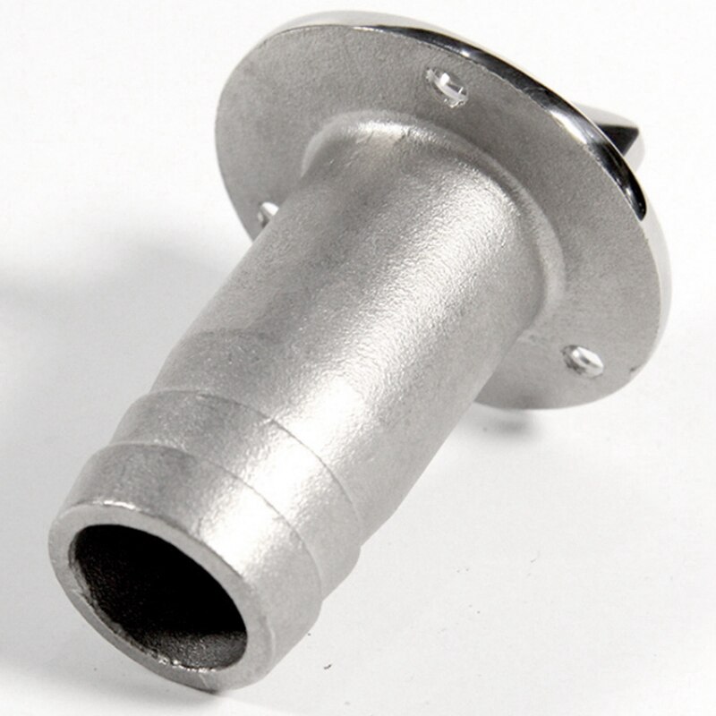 Stainless Steel Oval Drain Plug Vent Connector Fitting Boats Parts Yacht Kayak Canoe Silver-Color