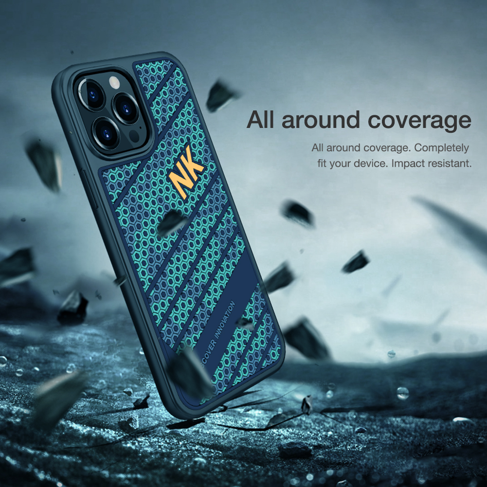 Voor Iphone 13 Pro Max Case Nillkin Luxe Striker 3D Textuur Silicone Ultradunne Back Cover Voor Iphone 13 13 Pro Max Telefoon Case