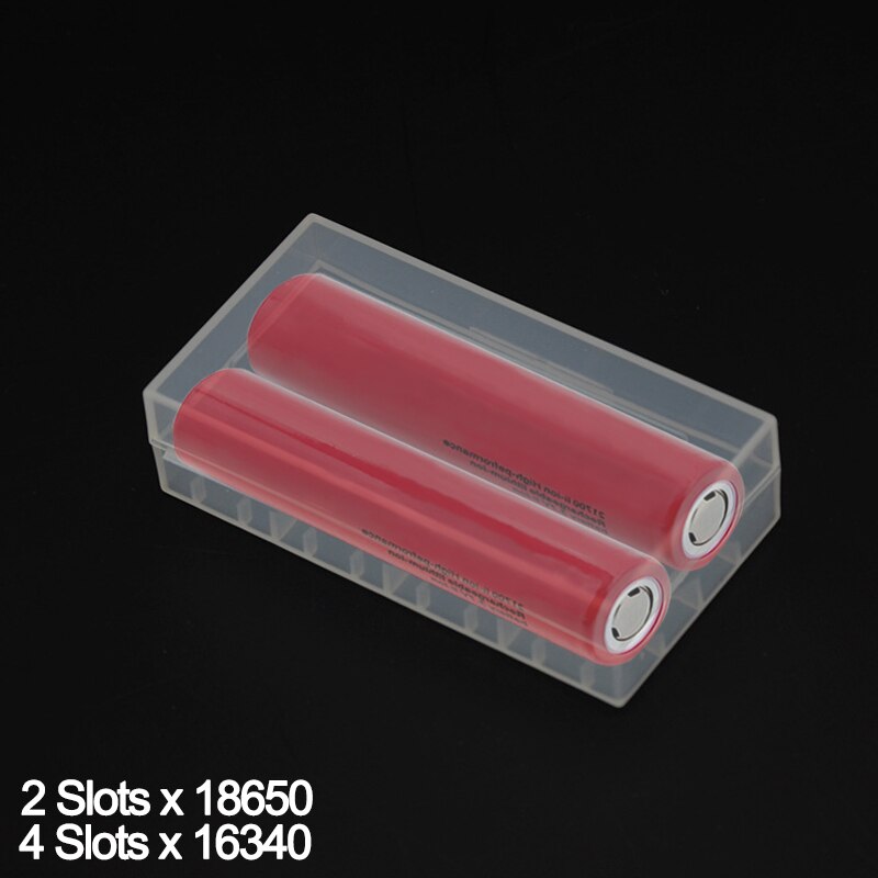 ALL IN Battery Case for 18650 26650 16340 Battery Holder Storage Box for 2 4 8 AA AAA Rechargeable Battery Container Organizer: For 2x18650