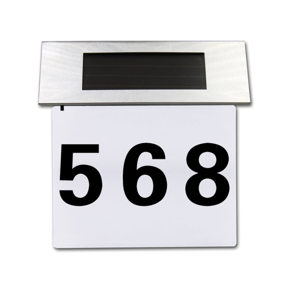 house door number outdoor hotel led numbers apartment sign nameplates doorplate Address Plaque Digit Plate Wall Lamps