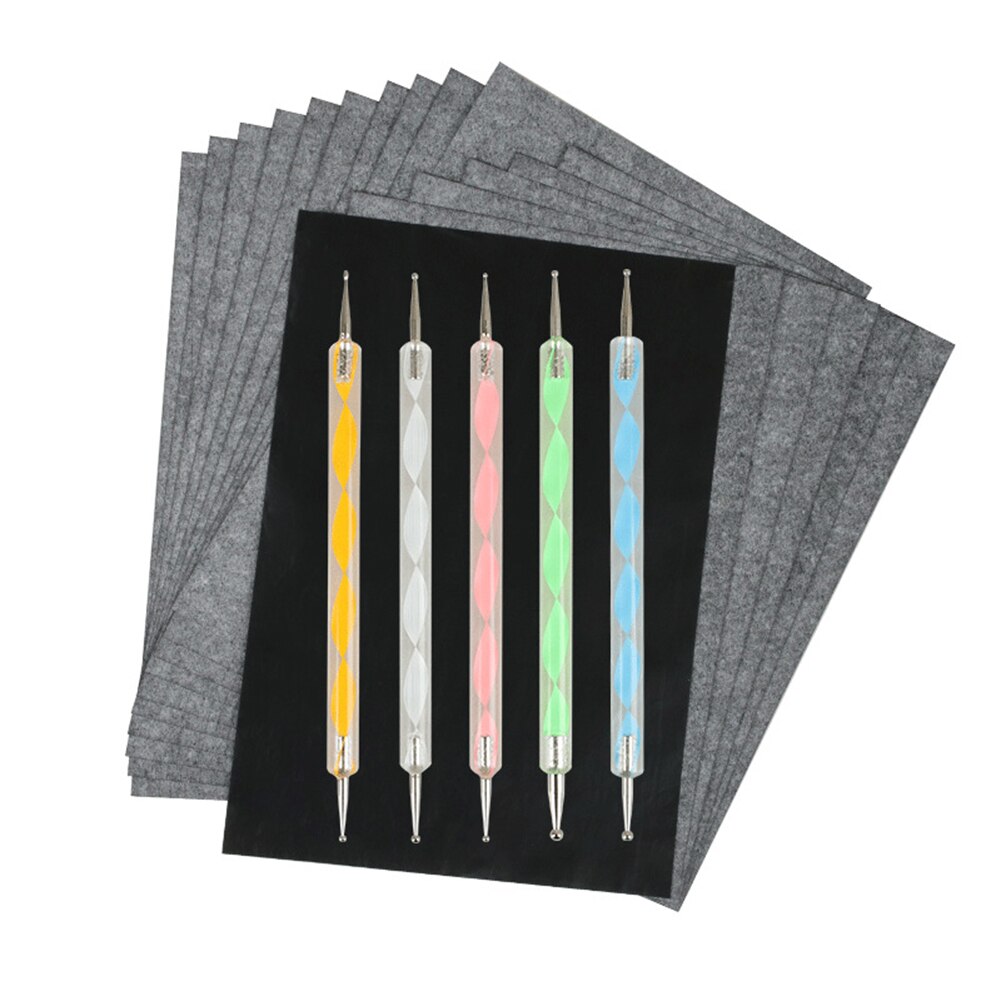 100 Sheets Paper A4 Size Thin Painting Accessories Legible Tracing Reusable Copy Clear Graphite Carbon Paper: Default Title