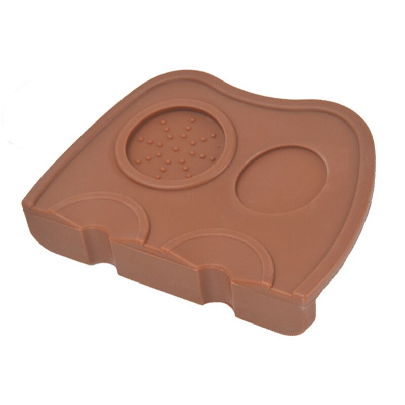 Coffee Press Powder Pad Anti-slip Corner Filler Mat Home Bar Silicone Espresso Coffee Tamper Mat Home Kitchen Coffee Accesories: F