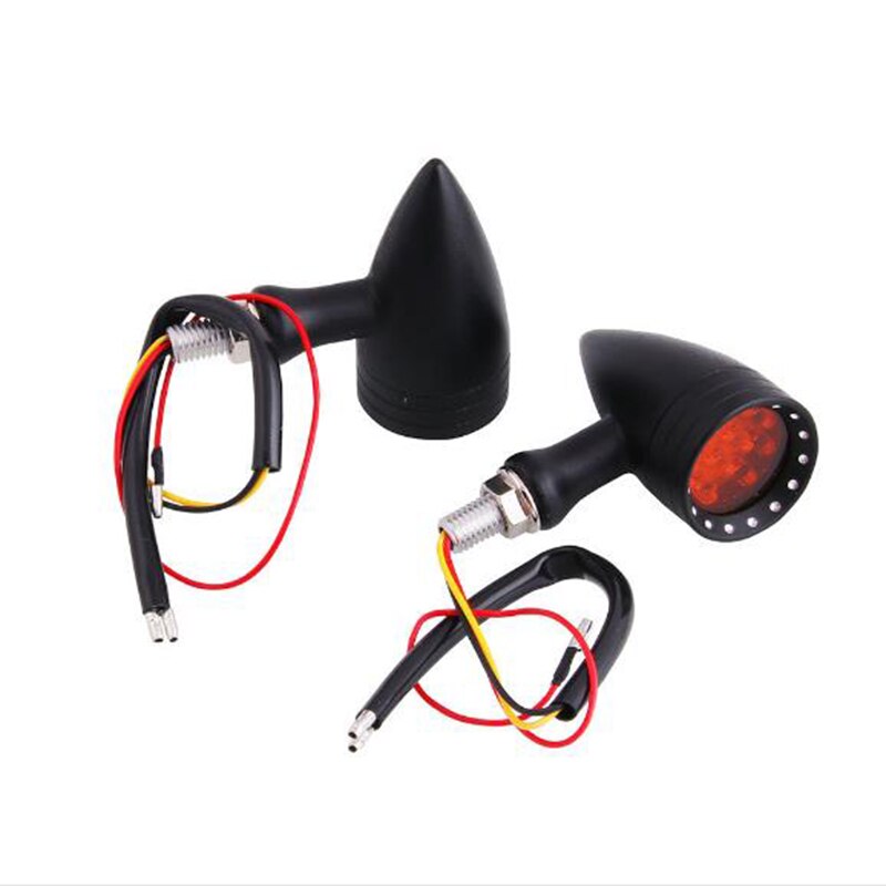 Voor Harley Davidson Chrome Amber Motorfiets Led Richtingaanwijzer Brake Blinker Lights