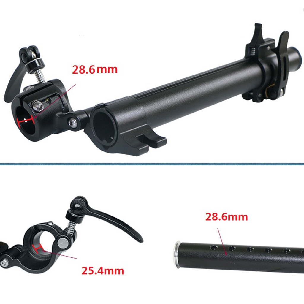 Folding Bike Head Tube Stem for 25.4/31.8mm Handlebar Post 1-1/8" Front Fork Fold Bicycle Stem Tube Accessories