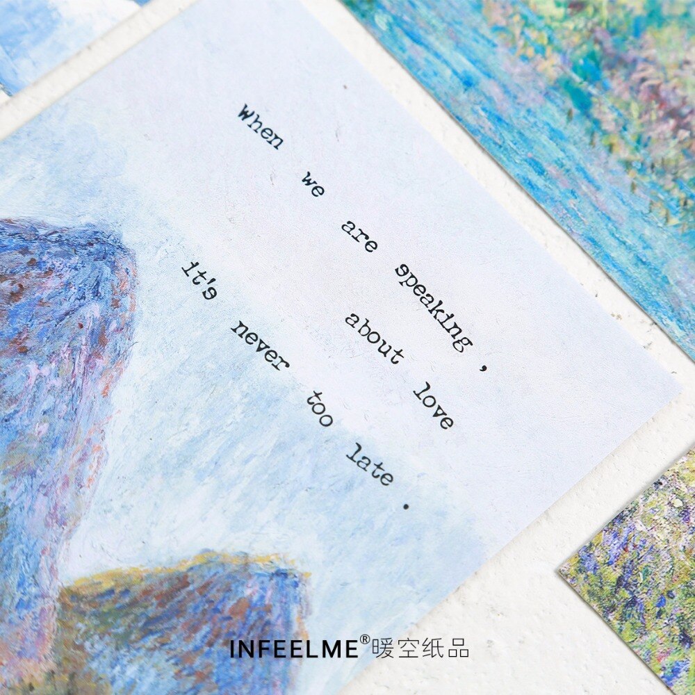 30 Pcs/Set Poem in the Wind Postcard /Greeting Card/Message Card/Birthday Letter Envelope Card