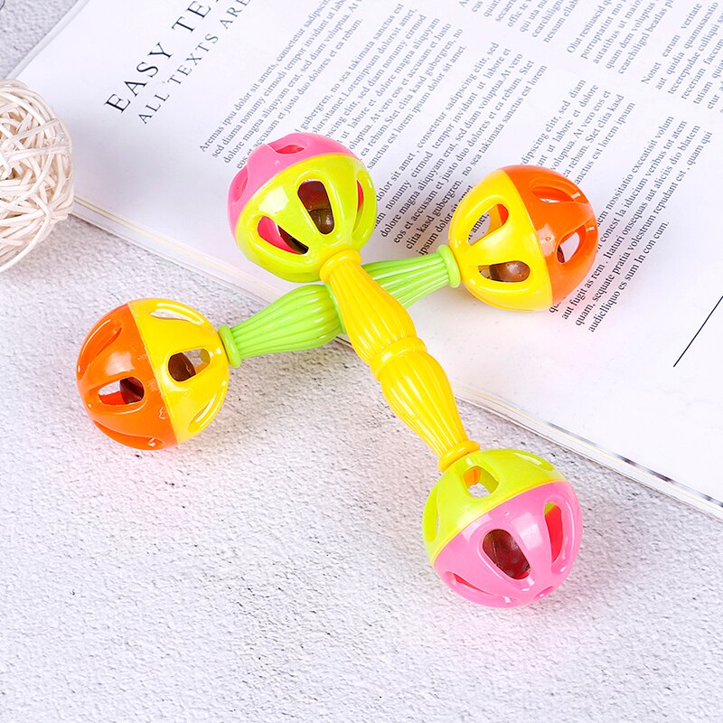 Sonagli campane tremante Dumbells Giocattoli in Anticipo di Sviluppo Giocattolo Del bambino Giocattolo Musicale Mano Tremante Sonaglio Giocattolo 0-12 Mesi