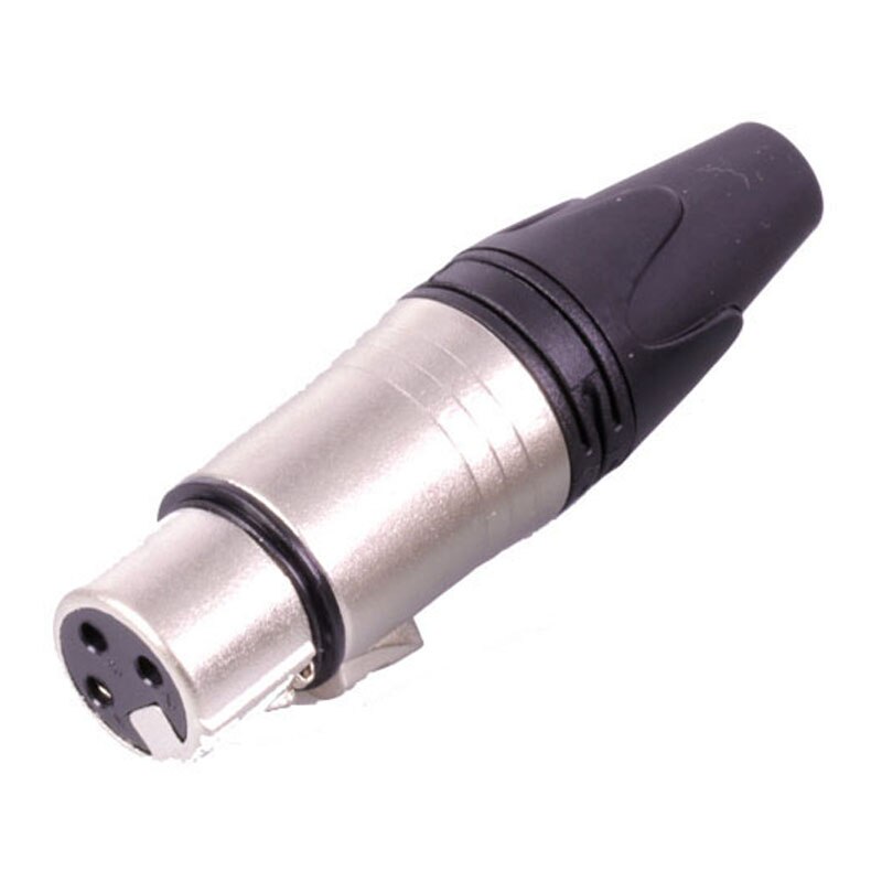 1pc nc3 mxx& nc3 fxx xlr-kontakt , 3 pinner, lodding xl hannplugg & hunnkontakt lydmikrofonkontakt til mikrofon , 7 farger tilgjengelig: 1pc sølv tispe
