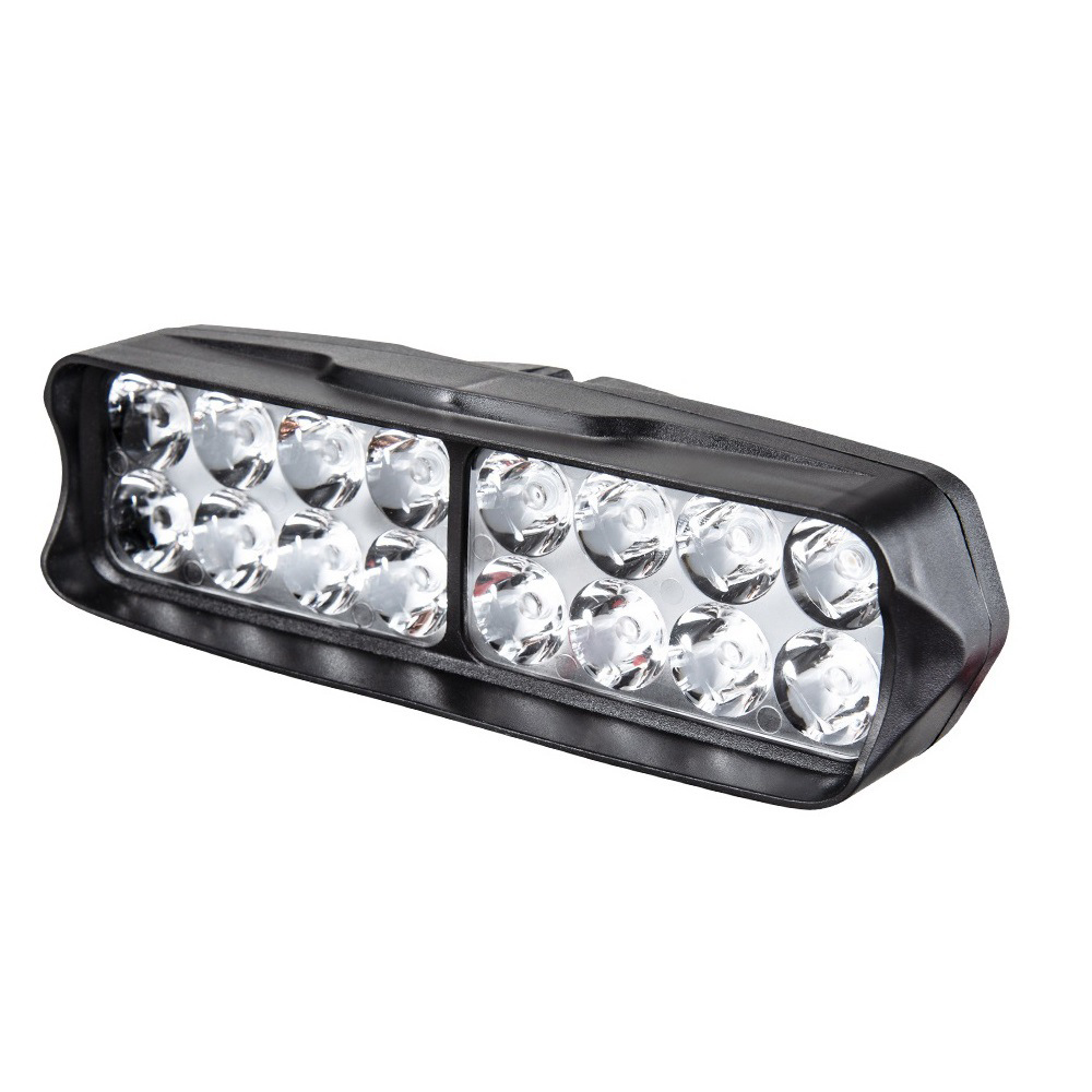 16/12/8 led-arbetsljusramp för motorcykel, strålkastare för barra, extra led-strålkastare för motorcykel, för 4 x 4 terränggående atv-lastbilar: Armégrön