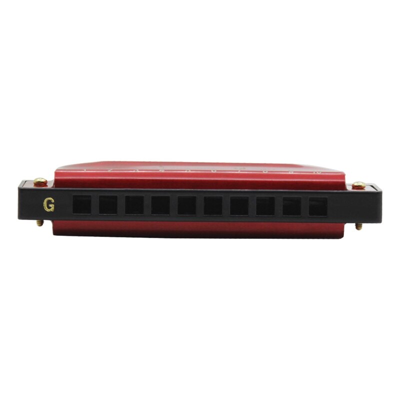 Irin 10 Gaten 20 Tone G Sleutel Harmonica Blues Muziekinstrument Diatonische Harp Met Opbergdoos