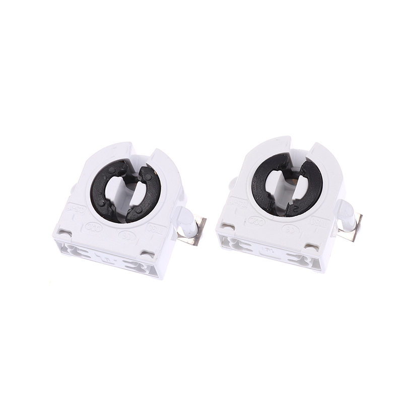 Portalámparas fluorescente T8/G13 para el hogar, soporte de lámpara resistente al calor, soporte de tubo de luz, accesorios de lámpara para el hogar, oficina y dormitorio, 5 uds.