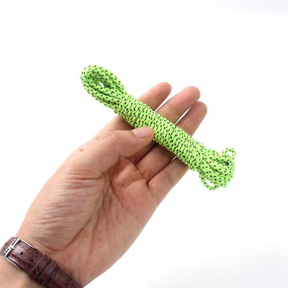 2,5mm 5m Reflektierende Paracord Fallschirm Zelt Wind Seil Befestigt Seil Wäscheleine Mehrzweck Seil für draussen Camping