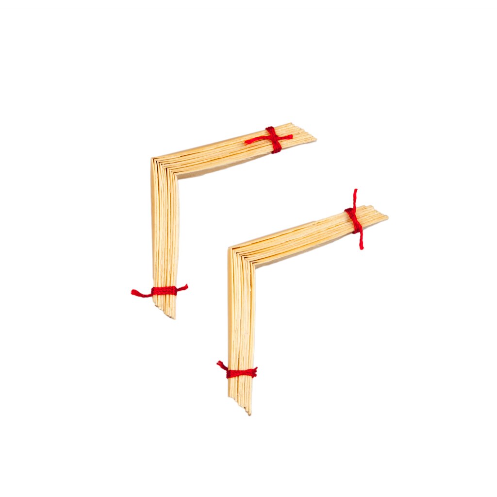 20PCS Oboe Reeds Canes Gouged Shaped Folded Oboe Cane For Oboe Reeds Maker