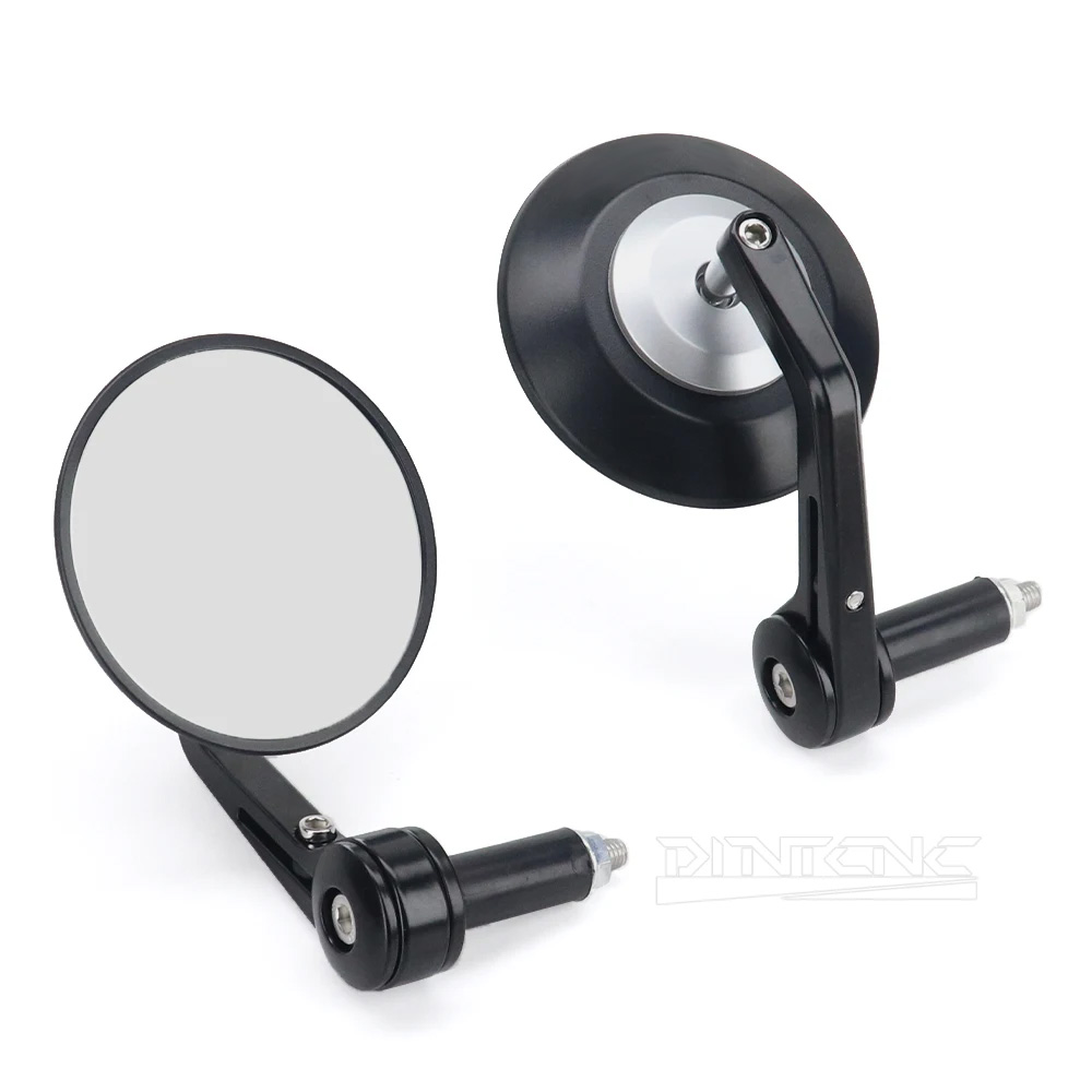 Motorfiets Accessoires Fiets Tram Terreinwagen All-Terrain Universele Stuur End Achteruitkijkspiegels 95MM Glazen Zijspiegel