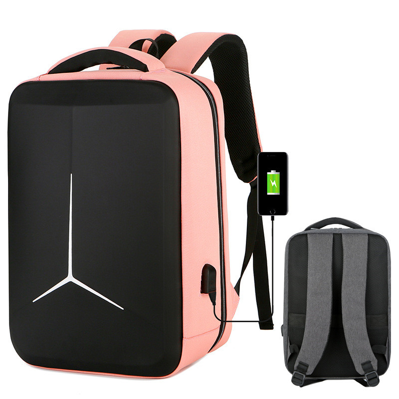 Anti Theft Backpack Men Business Laptop Backpack Bag Waterproof Charging Minimalist Daypack Male Mochila Women Men Backpacks: GRAY