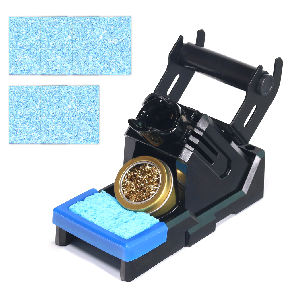 Silverflo Soldering Iron holder Electric Solder Iron Stand With Cleaning Sponge and Mental Cleaning Ball Welding Accessories: X-2 Package2