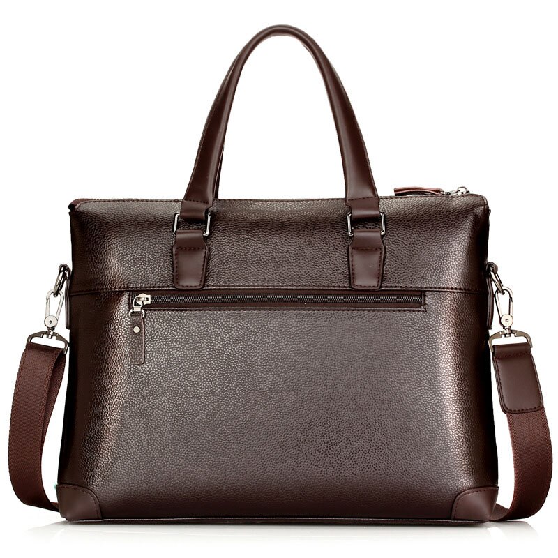 Famous Brand Men Briefcase PU Leather Laptop Briefcases Male Bag Business Shoulder Bags Men Bags Handbag WBS503-3