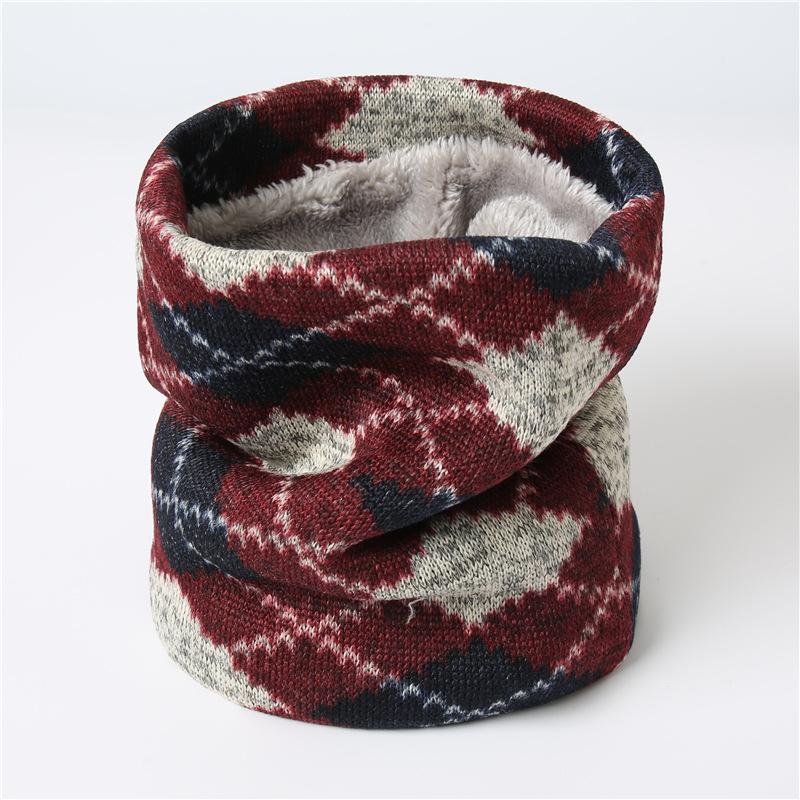 Winter Ring Scarf Neck Warm Infinity Knitted Scarves Retro Snood Circle Scarf Multifunction Headscarf Face Mask: 20