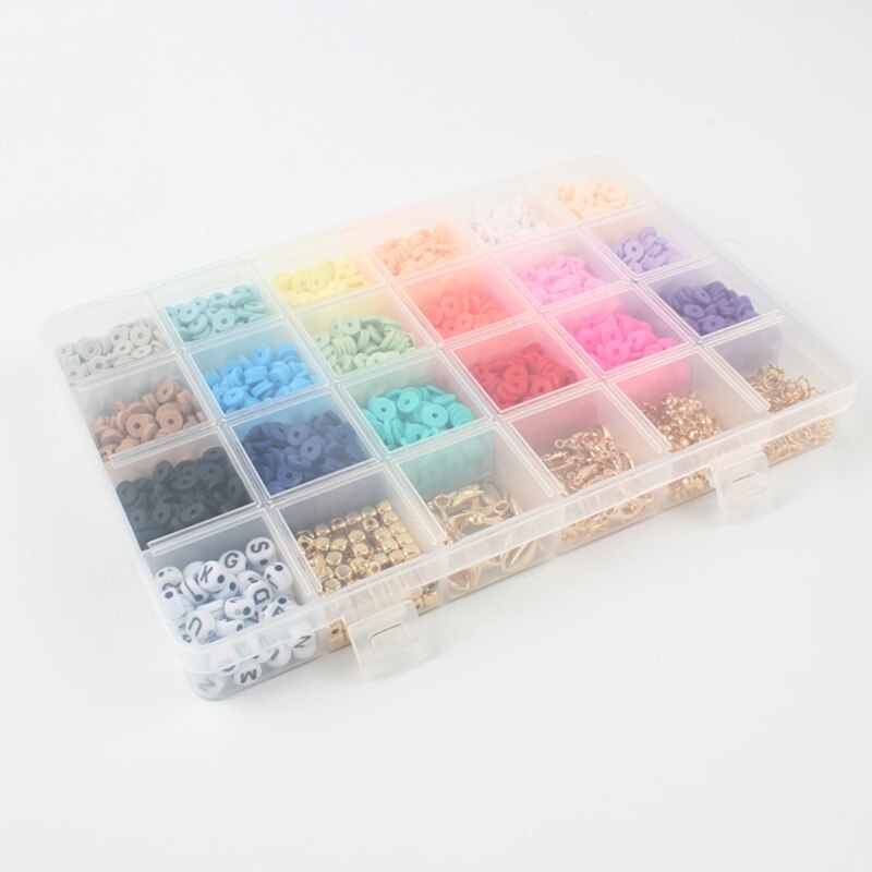 Kralen Voor Sieraden Maken Armbanden Ketting Earring Diy Craft Kit Ronde Kraal Kleur Disc Bohemian Mooie Ringen