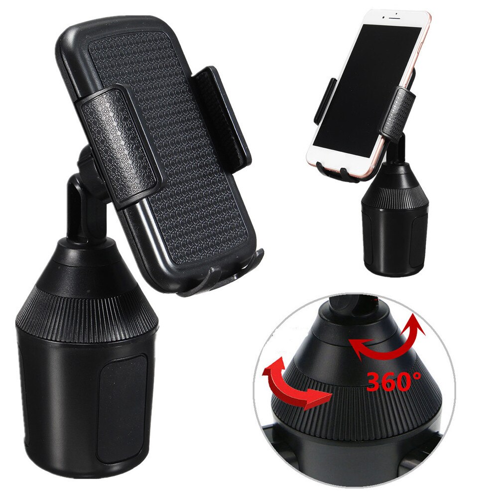 Car Universal Adjustable Cup Holder Car Mount For Cell Phones WeatherTech Car Cup Mount phone Holder 360 Degree Adjustable