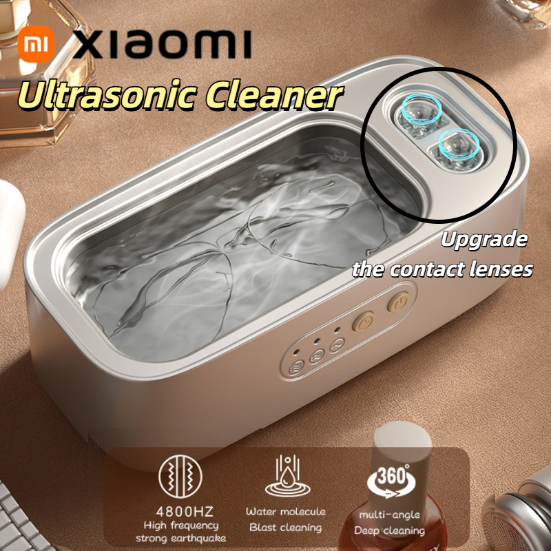 Xiaomi Upgrate Ultrasonic Glasses Cleaning Machine 45KHZ Ultrasound Jewelry Cleaner Machine High Frequency Ultrasonic Cleaner