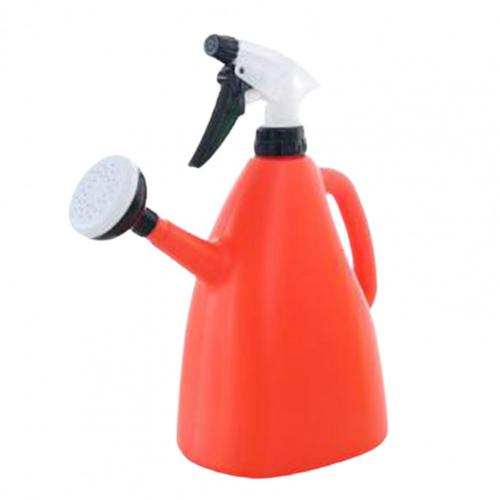 Watering Can Adjustable Rotating Nozzle PP Multifunctional Gardening Sprayer for Home: Orange