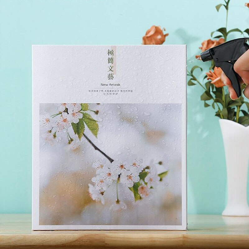 5-Inch Minimalist Photo Albums 200Pcs Large Capacity Interstitial Family Photo Album Children Growth Album Plastic Photo Album