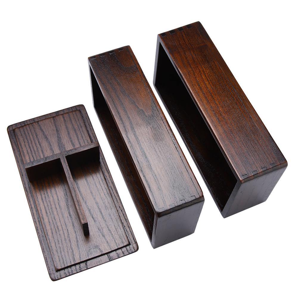 Japanese Wooden Bento Box Salad Box Sushi Box Lunch Box Double Layer Rectangle Food Container Picnic School Sushi Bento Box